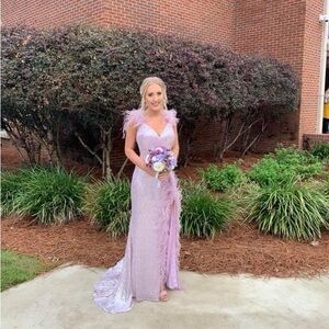 Jovani lilac prom dress
